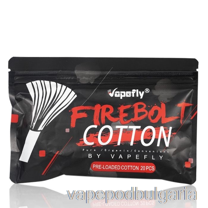 Vape 10000 Дръпки Vapefly Firebolt Cotton Firebolt Cotton